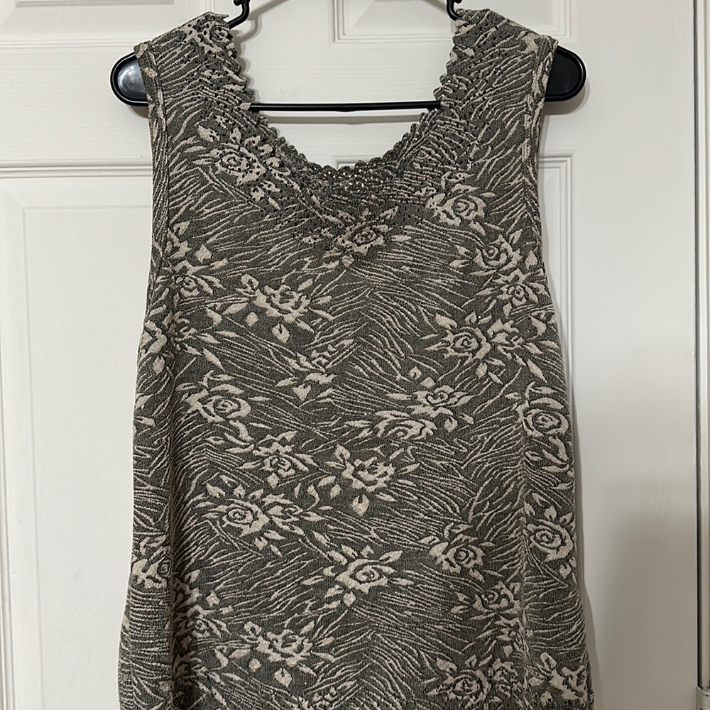 Multicolored chances are tank top